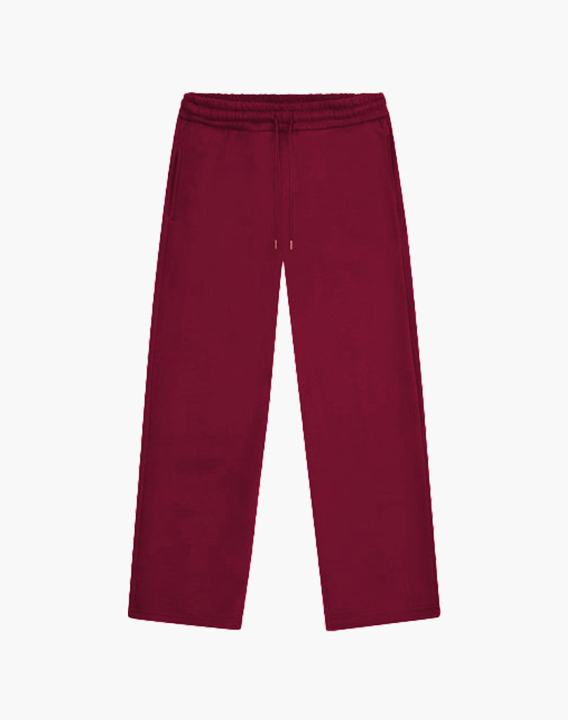 BASIC OPEN LEG JOGGER (BURGUNDY) STATEMENT