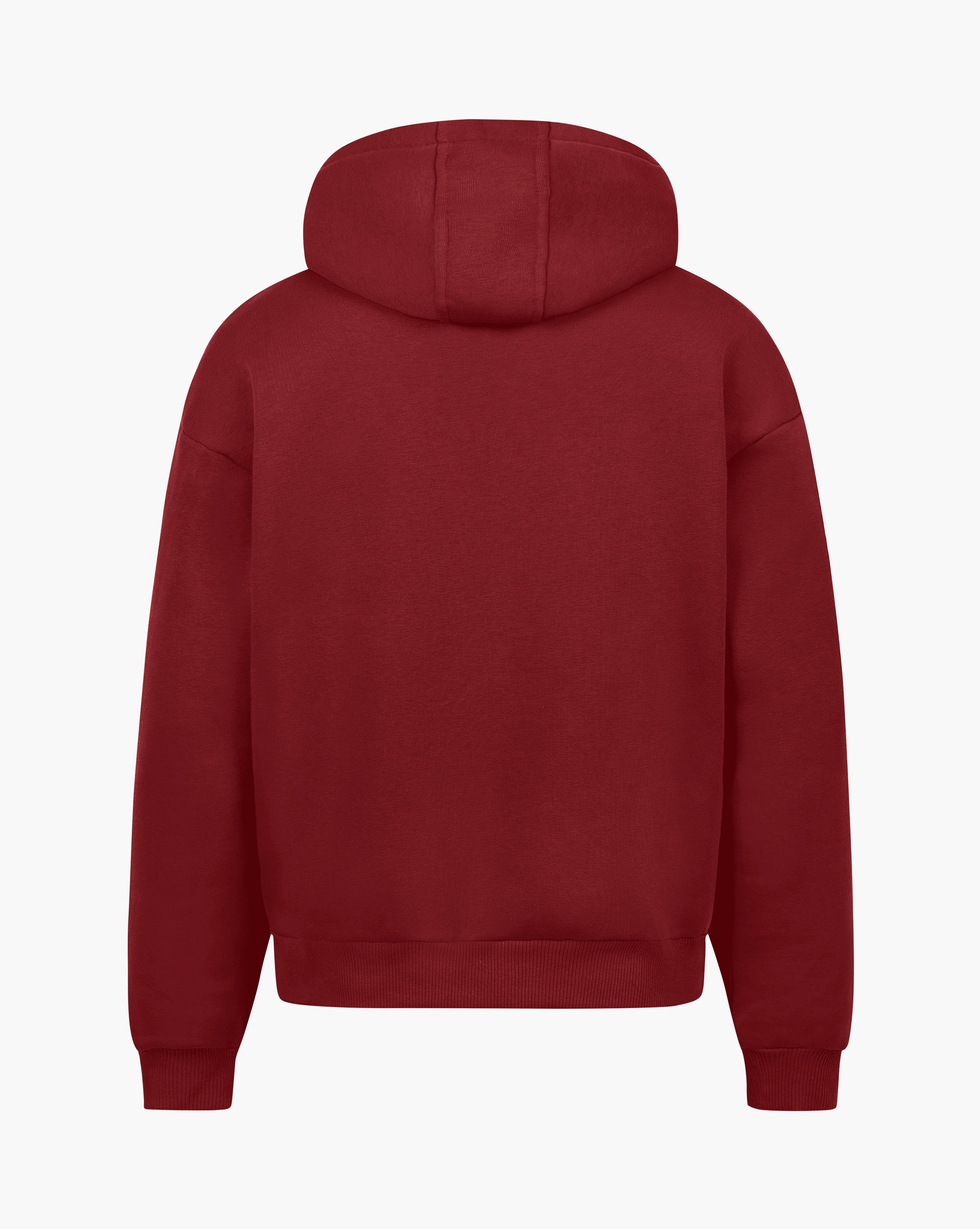 BASIC ZIP-HOODIE (BURGUNDY) Zip-Hoodie STATEMENT