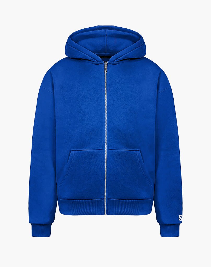 BASIC ZIP-HOODIE (ROYAL BLUE) Hoodie STATEMENT