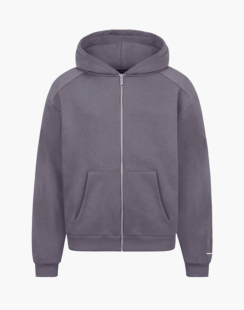 RAGLAN ZIP-HOODIE (ANTHRAZIT) Zip-Hoodie STATEMENT