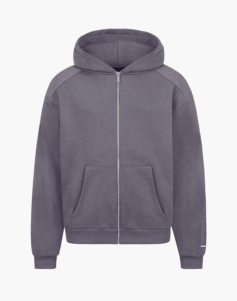 RAGLAN ZIP-HOODIE (ANTHRAZIT) Zip-Hoodie STATEMENT
