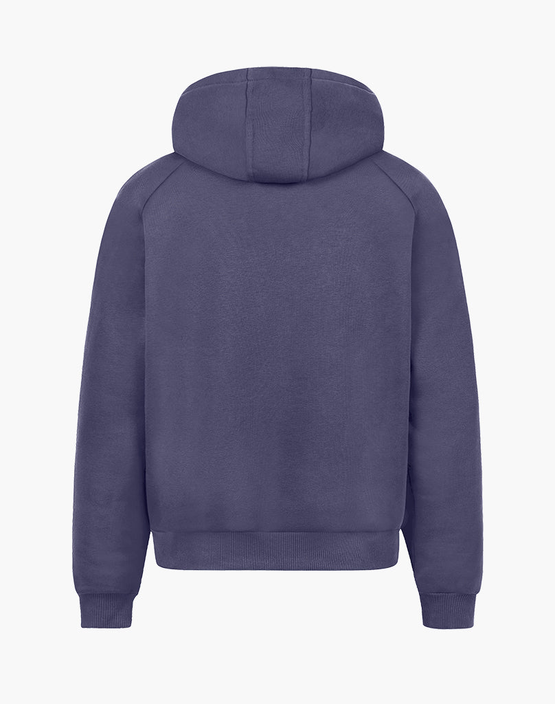 RAGLAN ZIP-HOODIE (ANTHRAZIT) STATEMENT