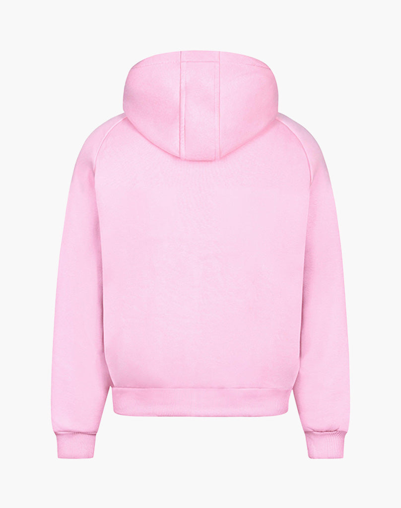 RAGLAN ZIP-HOODIE (PINK) Zip-Hoodie STATEMENT