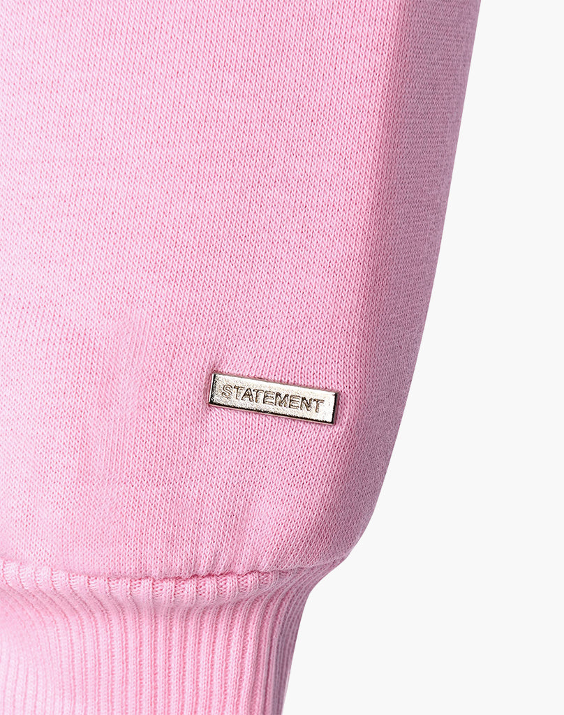 RAGLAN ZIP-HOODIE (PINK) Zip-Hoodie STATEMENT
