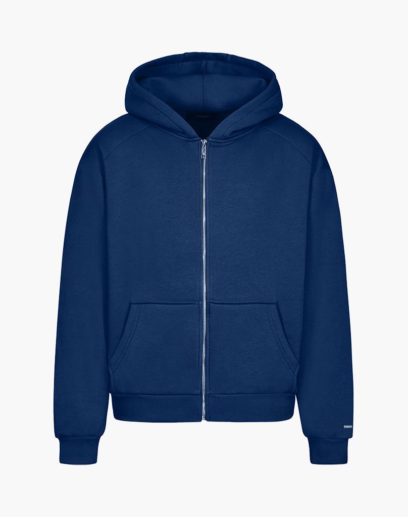 RAGLAN ZIP-HOODIE (DARK BLUE) Zip-Hoodie STATEMENT