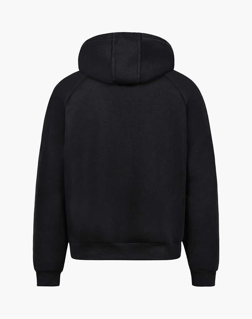 RAGLAN ZIP-HOODIE (BLACK) Zip-Hoodie STATEMENT