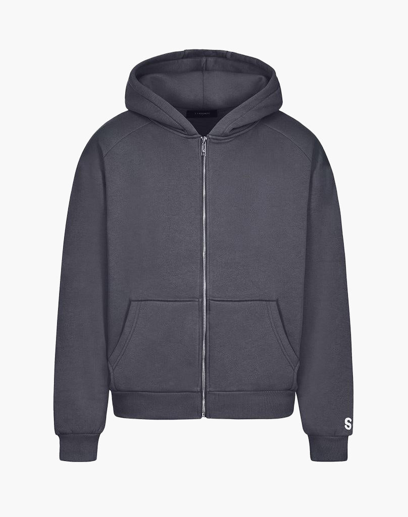 BASIC ZIP-HOODIE (ANTHRAZIT) Hoodie STATEMENT