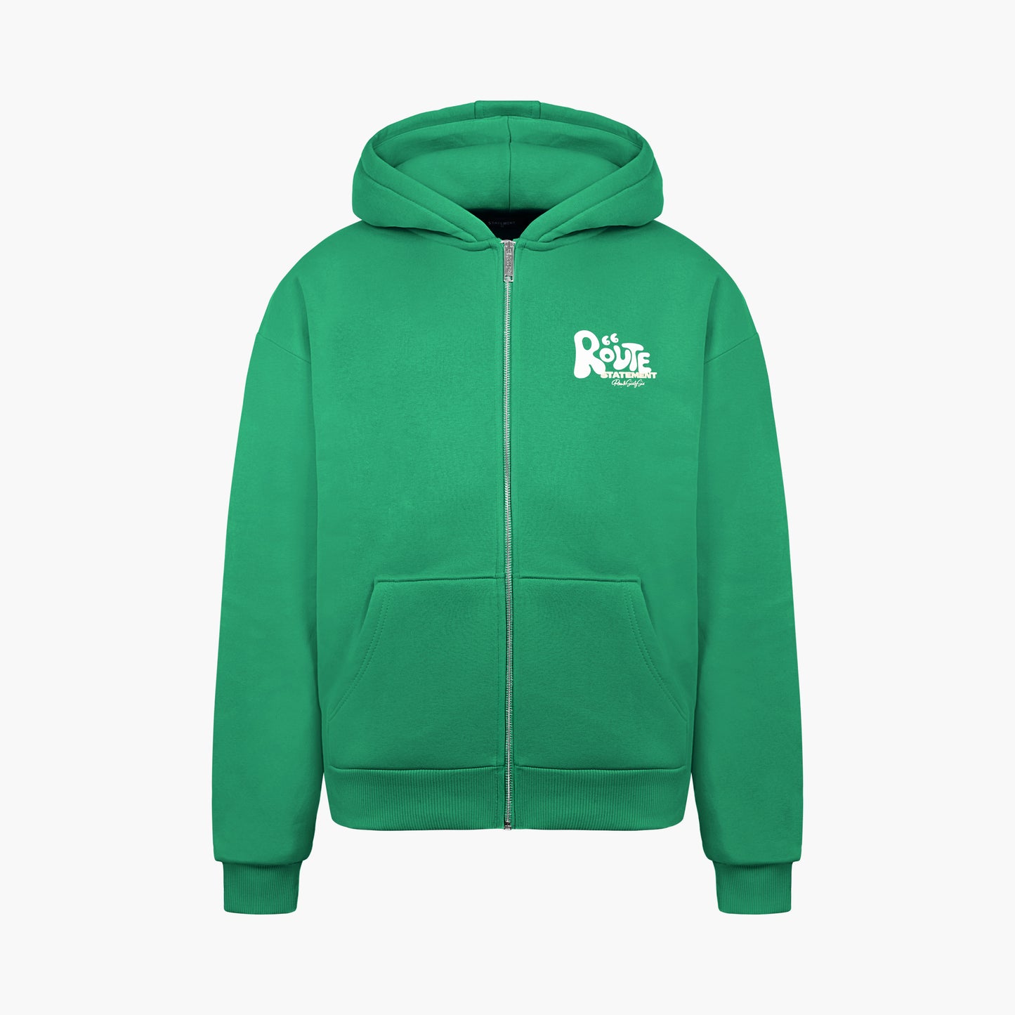 ROUTE 66 ZIP-HOODIE WOOD GREEN
