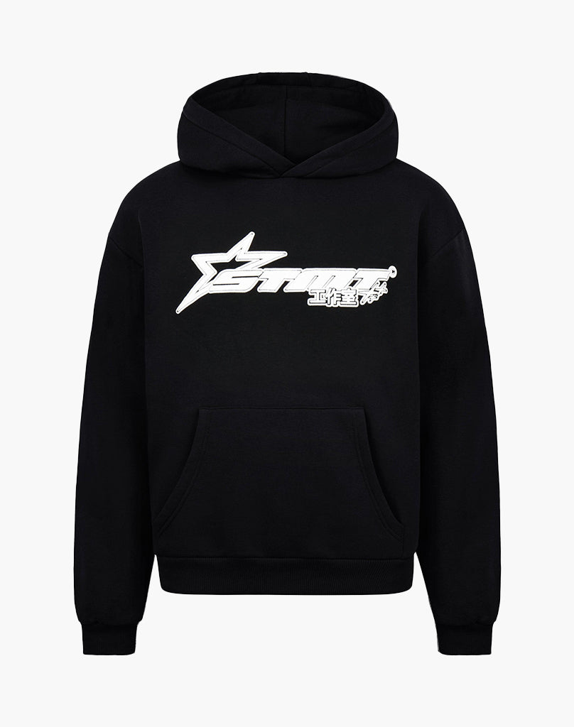 STAR HOODIE BLACK