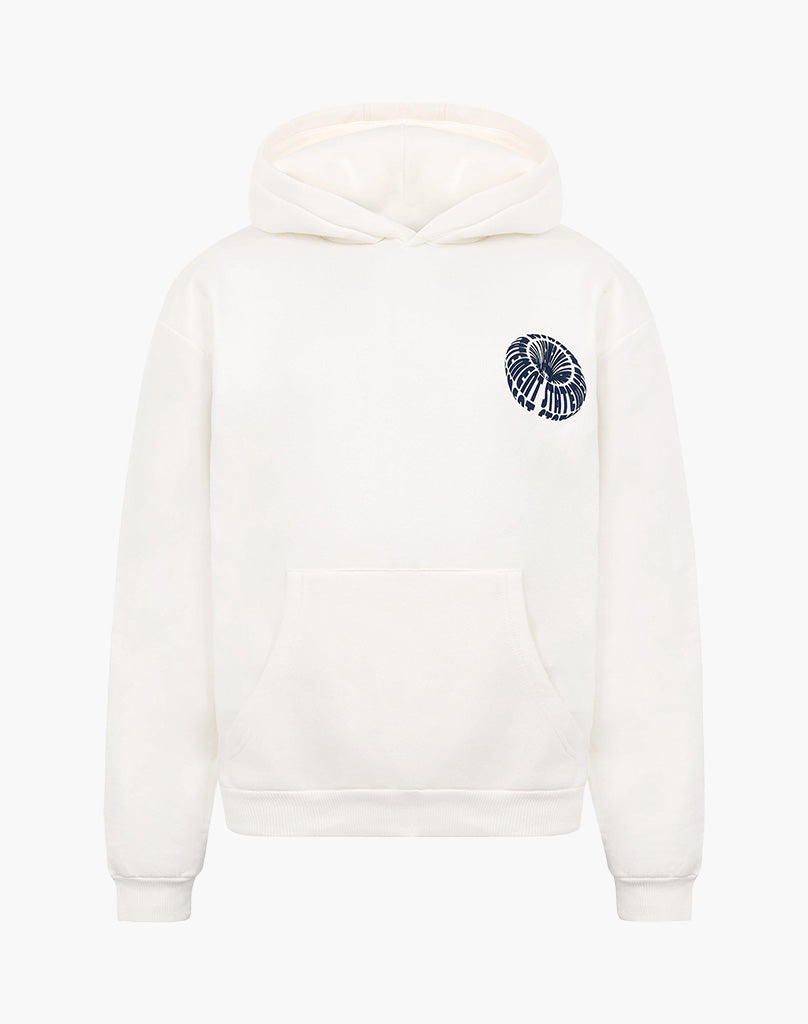 CYRCLE HOODIE CREAM WHITE