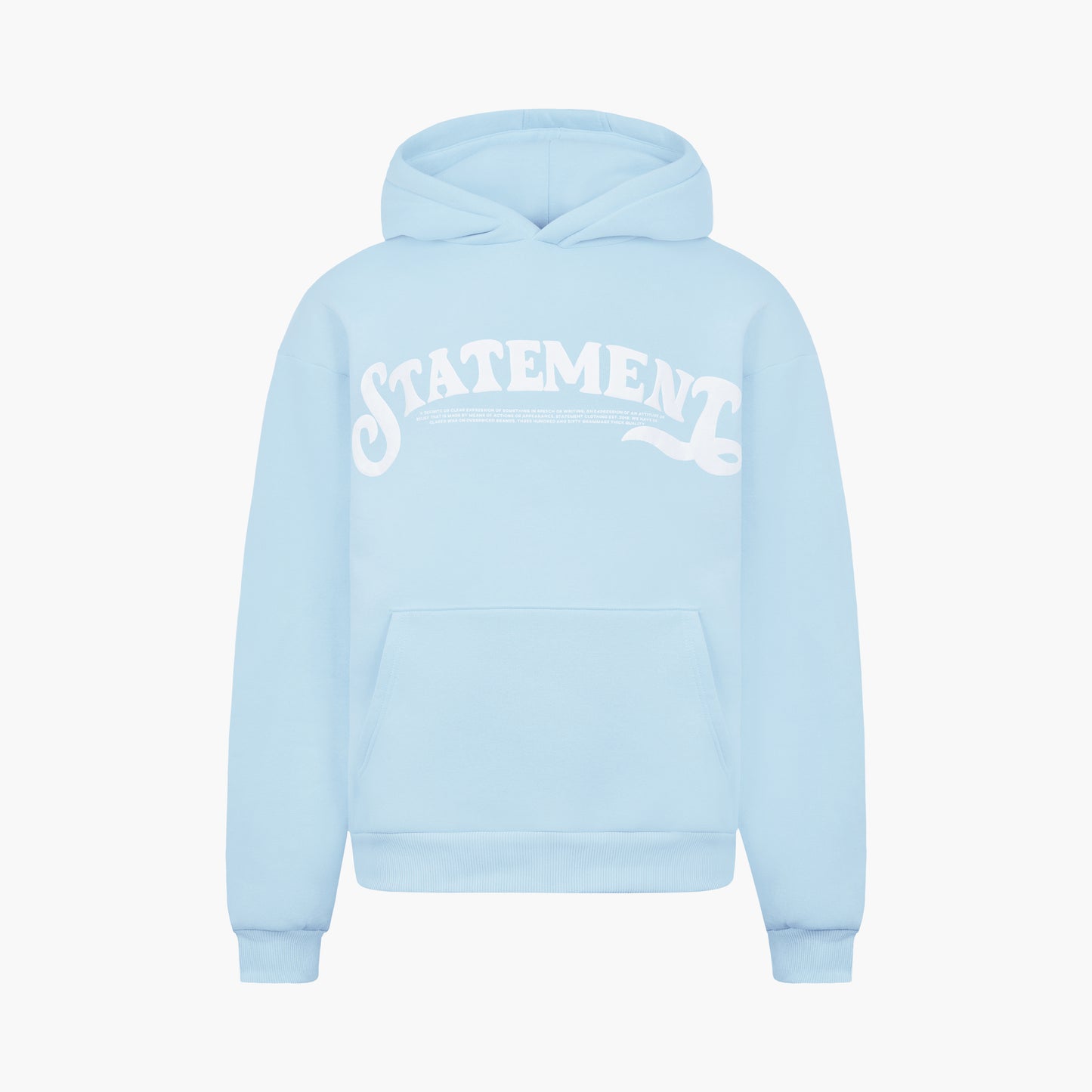 STATEMENT HOODIE ICE BLUE