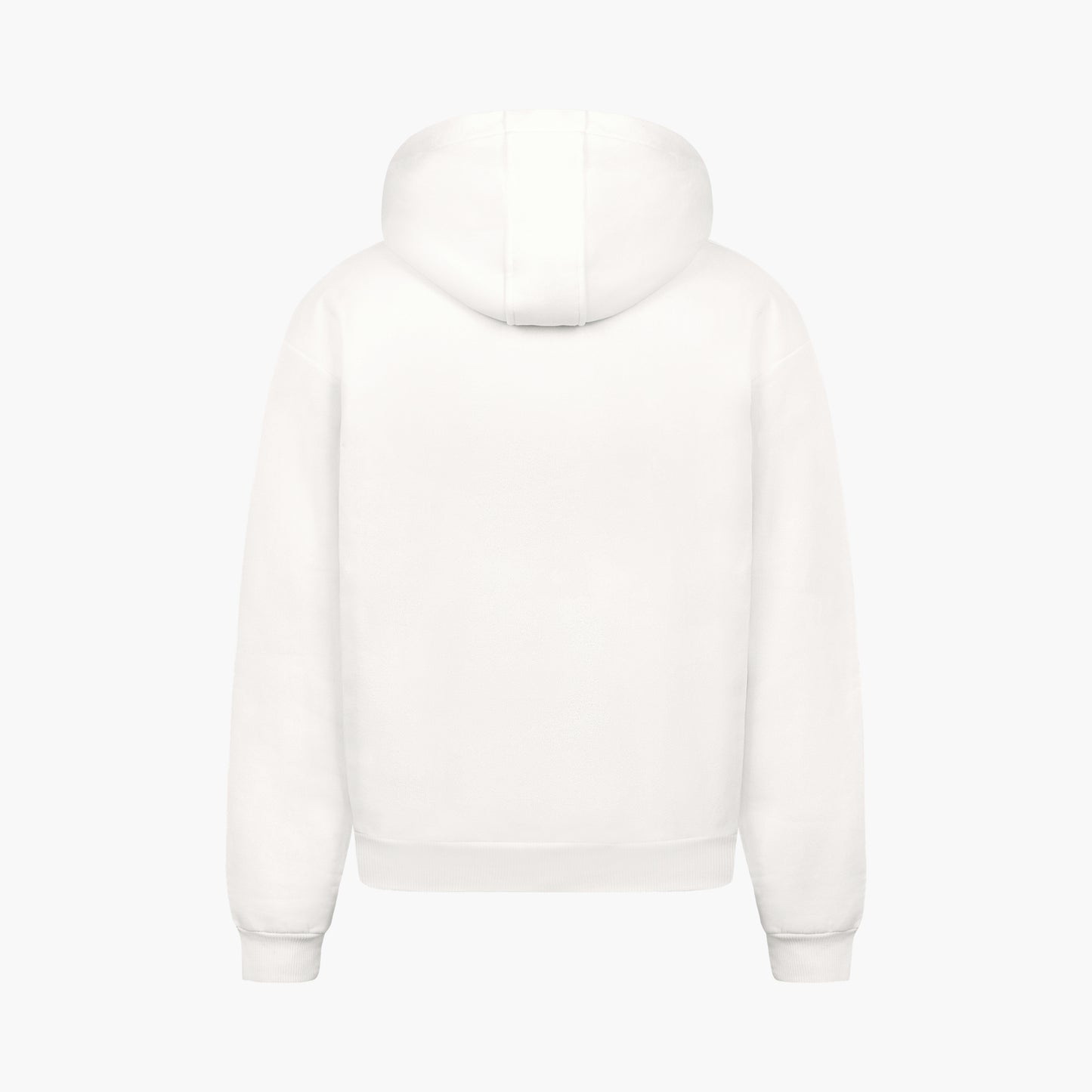STATEMENT ZIP-HOODIE CREAM WHITE