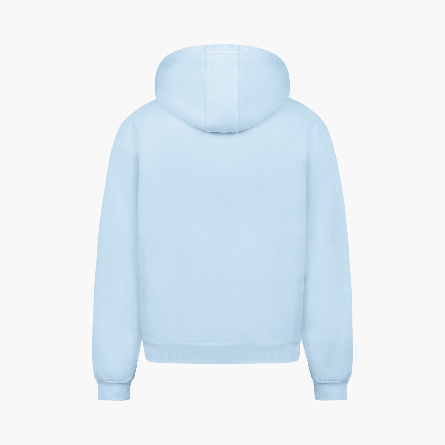 STATEMENT ZIP-HOODIE ICE BLUE