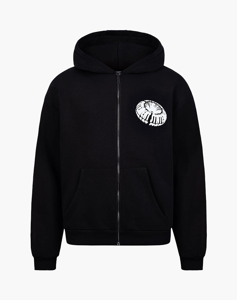 CYRCLE ZIP-HOODIE BLACK
