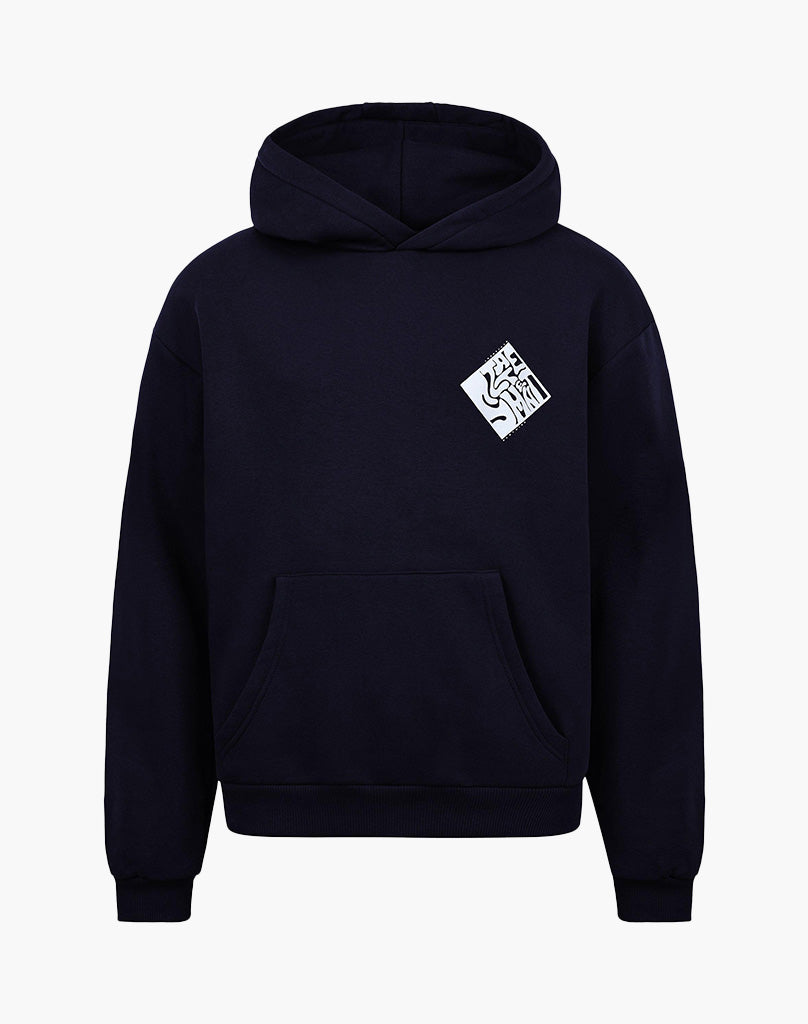 SMUDGE HOODIE BLACK