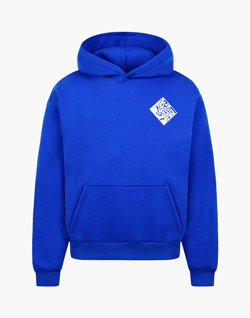 SMUDGE HOODIE BLUE