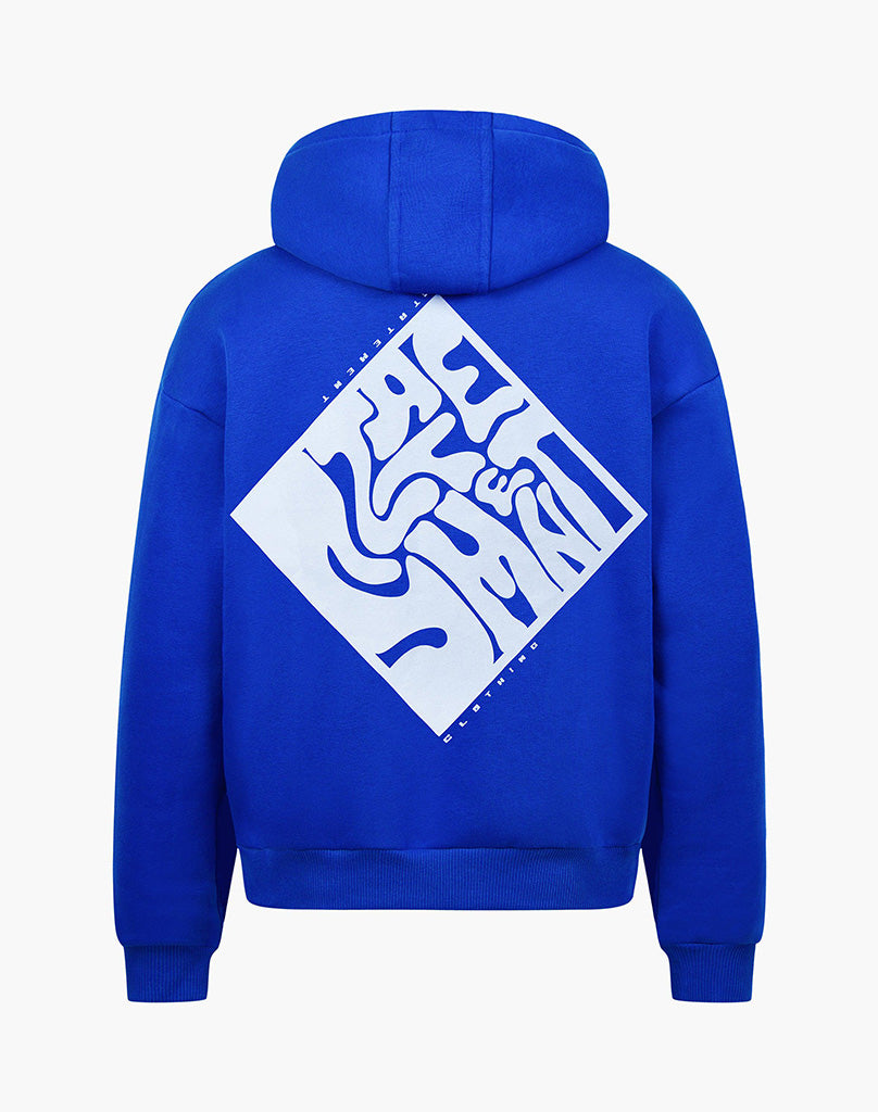 SMUDGE HOODIE BLUE
