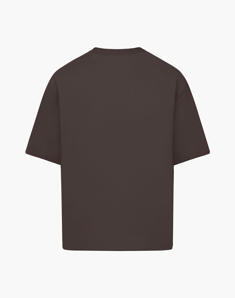 LOOP TEE BROWN