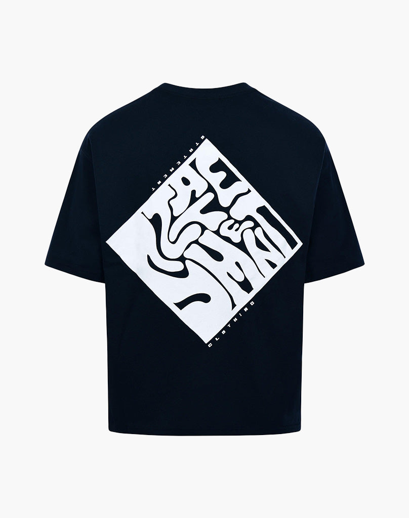 SMUDGE TEE BLACK