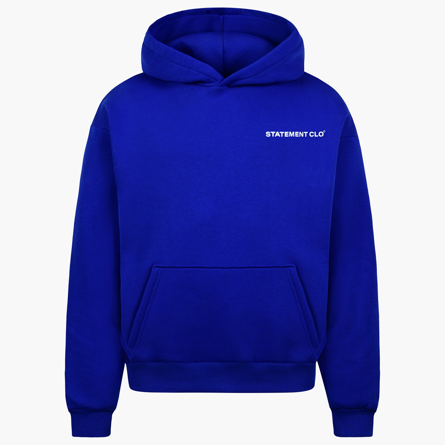 INITIAL HOODIE ROYAL BLUE