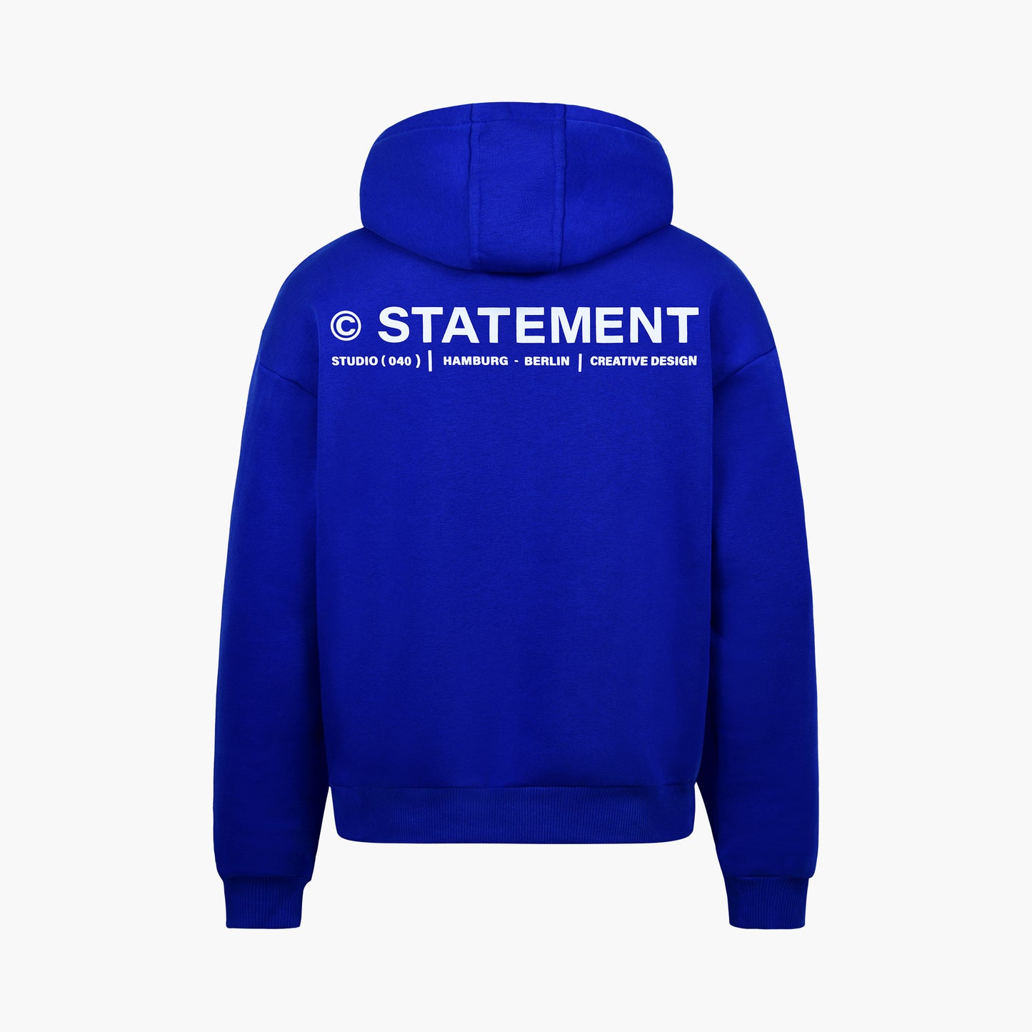 INITIAL HOODIE ROYAL BLUE