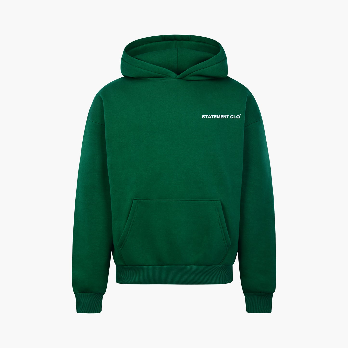 INITIAL HOODIE WOOD GREEN