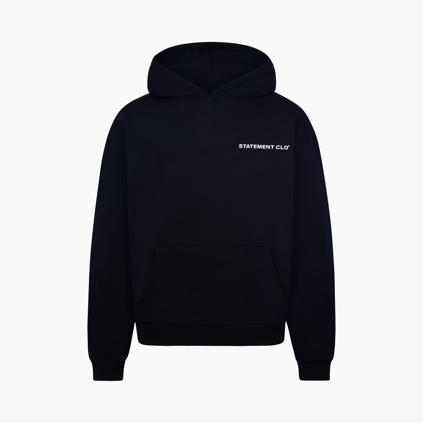 INITIAL HOODIE BLACK