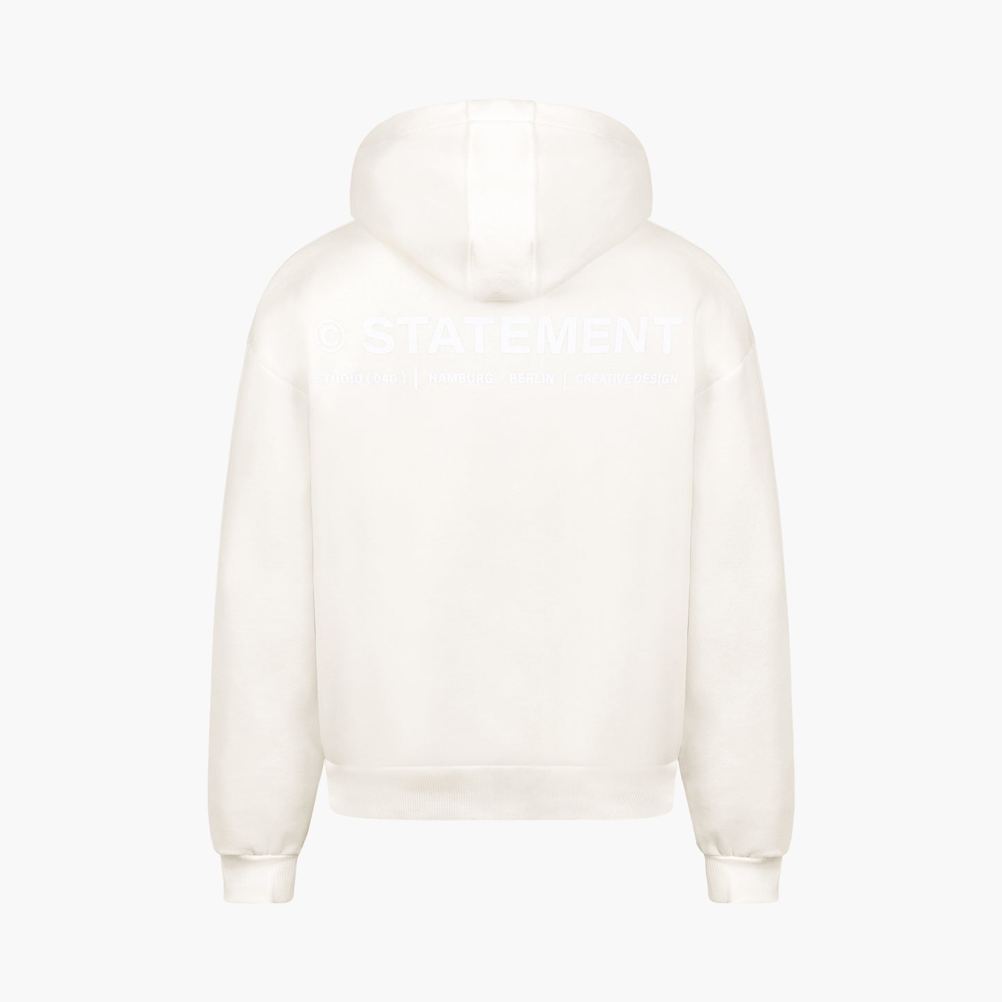 INITIAL HOODIE CREAM WHITE