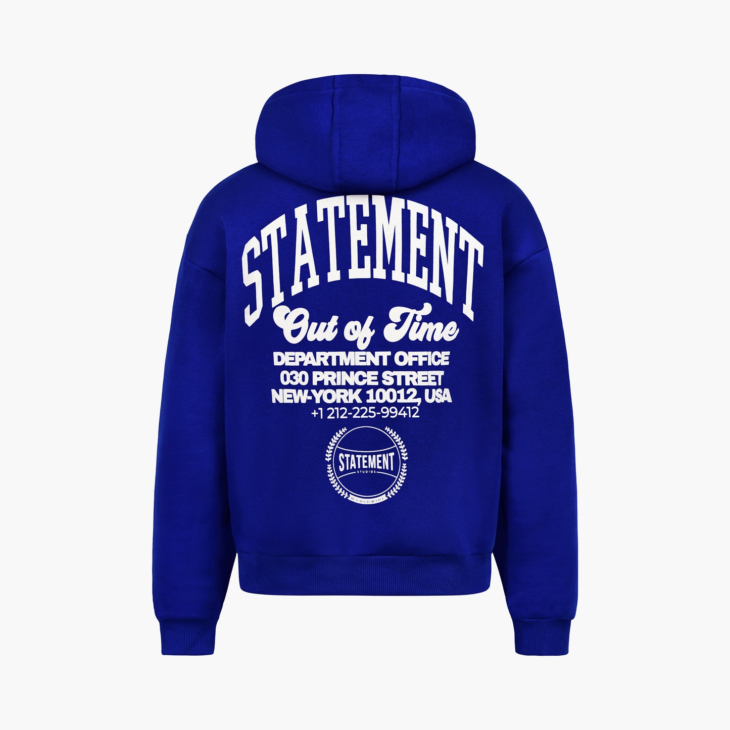 DEPARTMENT ZIP-HOODIE ROYAL BLUE