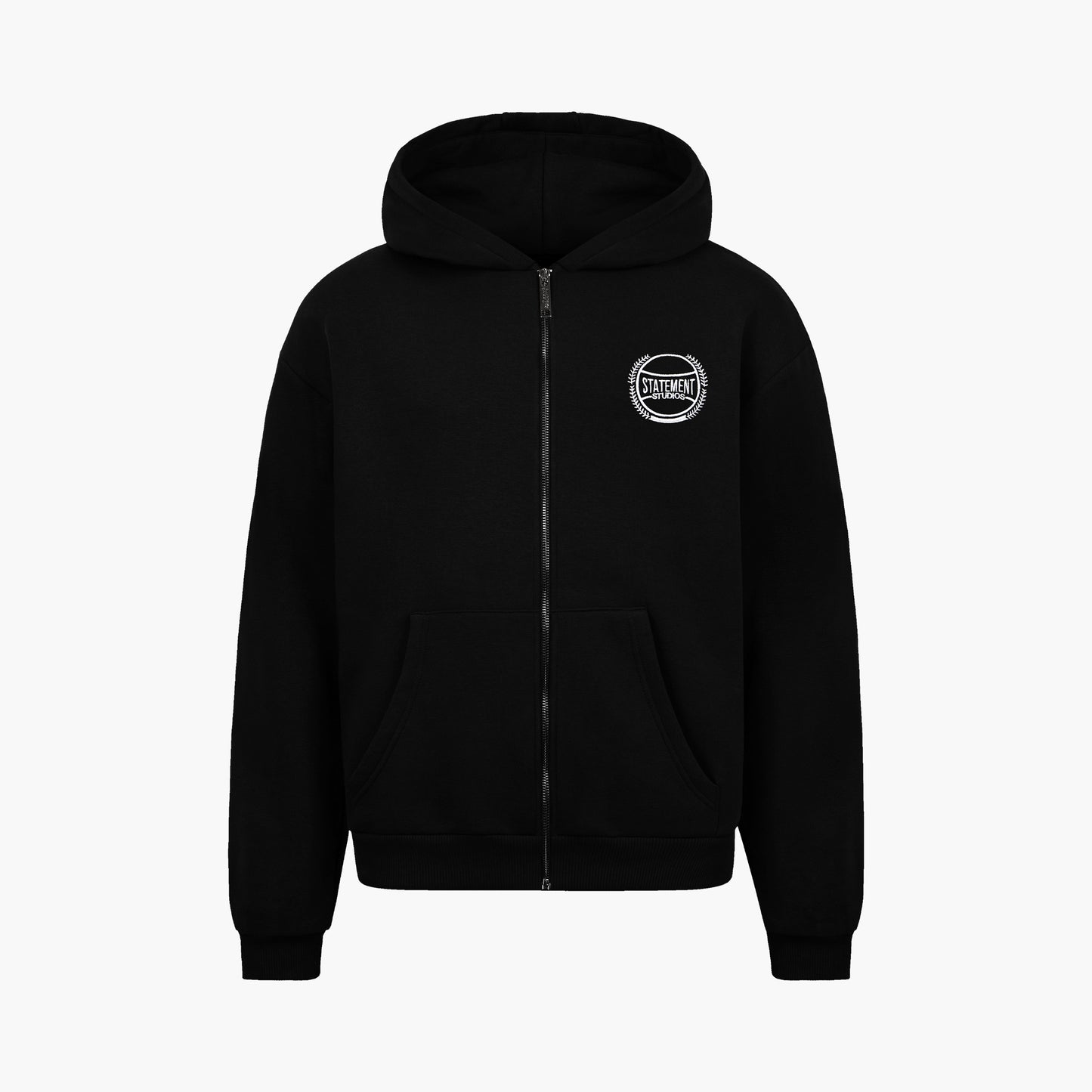 DEPARTMENT ZIP-HOODIE BLACK