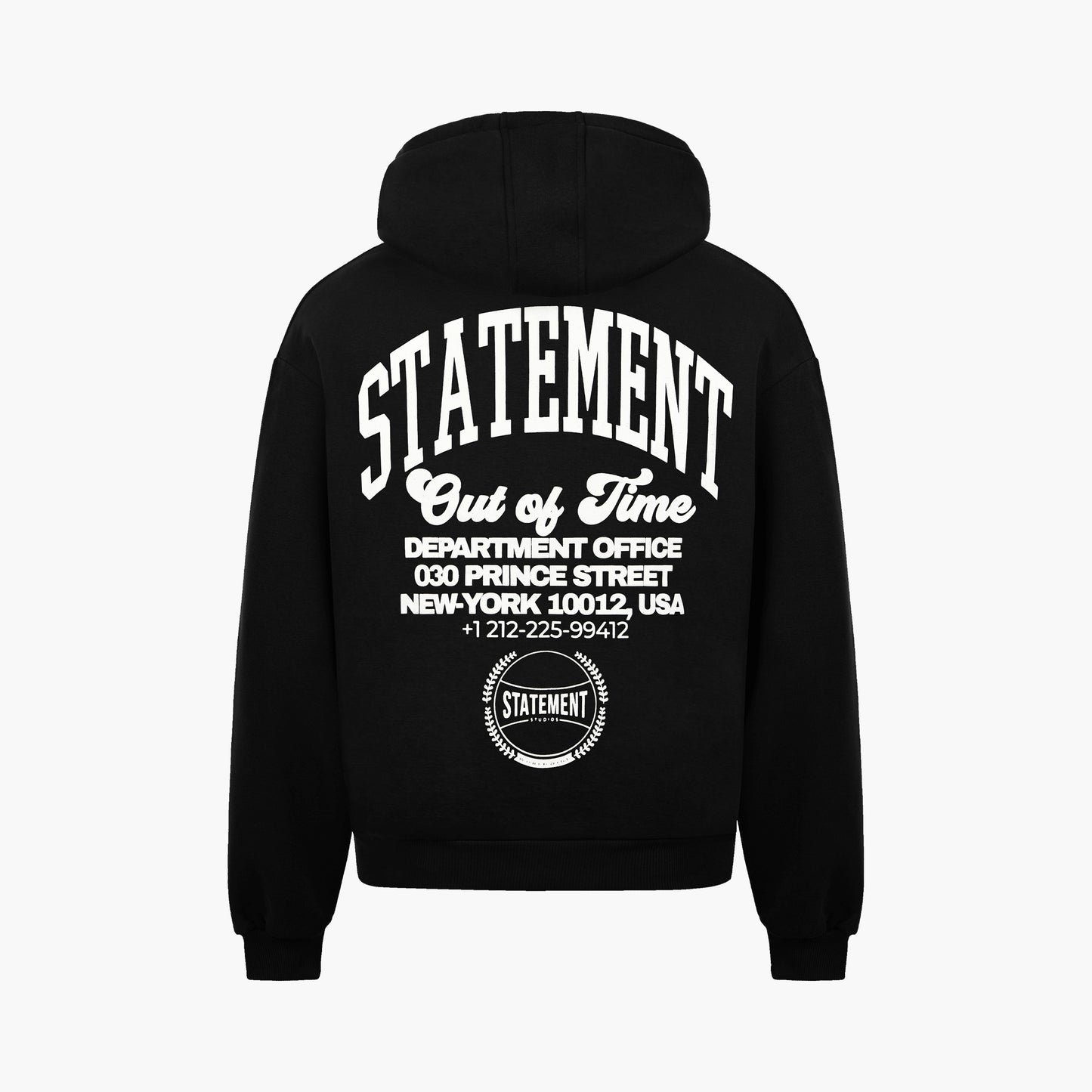 DEPARTMENT ZIP-HOODIE BLACK