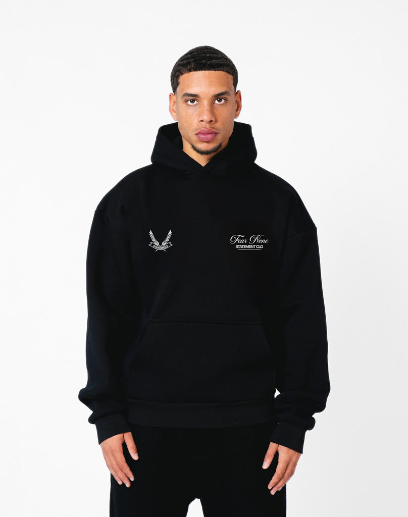 FEAR NONE HOODIE (BLACK) STATEMENT