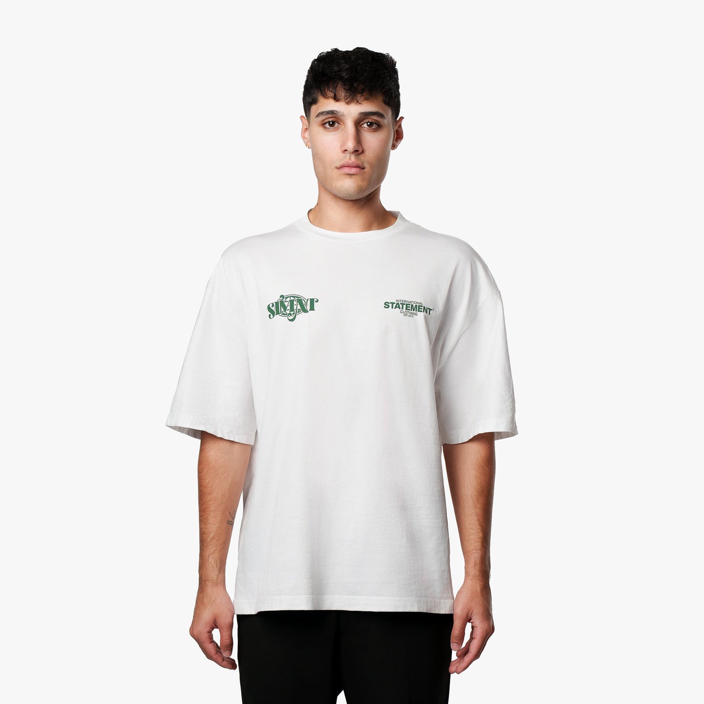 GLOBAL TEE CREAM WHITE