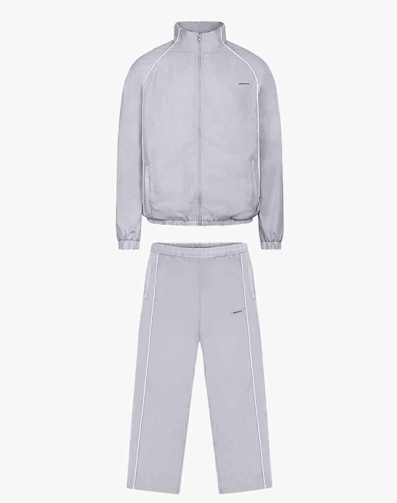 NYLON TRACK SUIT (GREY) Tracksuits STATEMENT