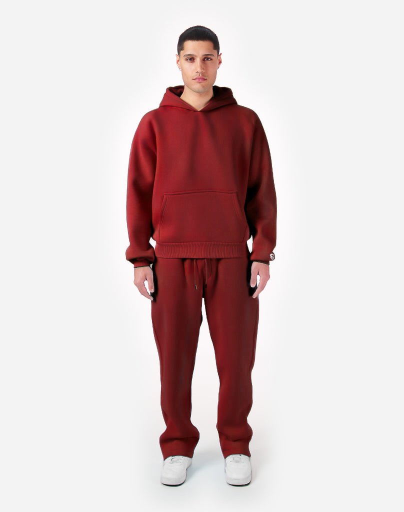 BASIC OPEN LEG JOGGER (BURGUNDY) Pants STATEMENT