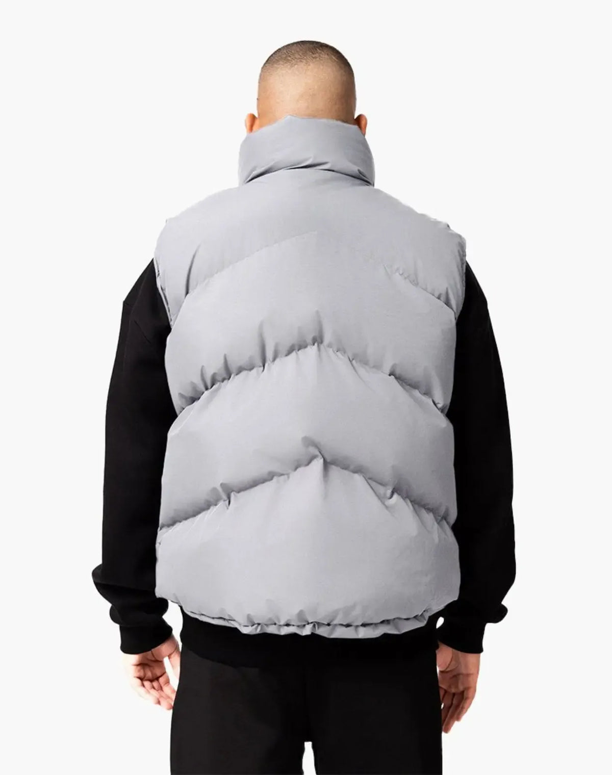 STMT PUFFER VEST (GREY) Jackets STATEMENT