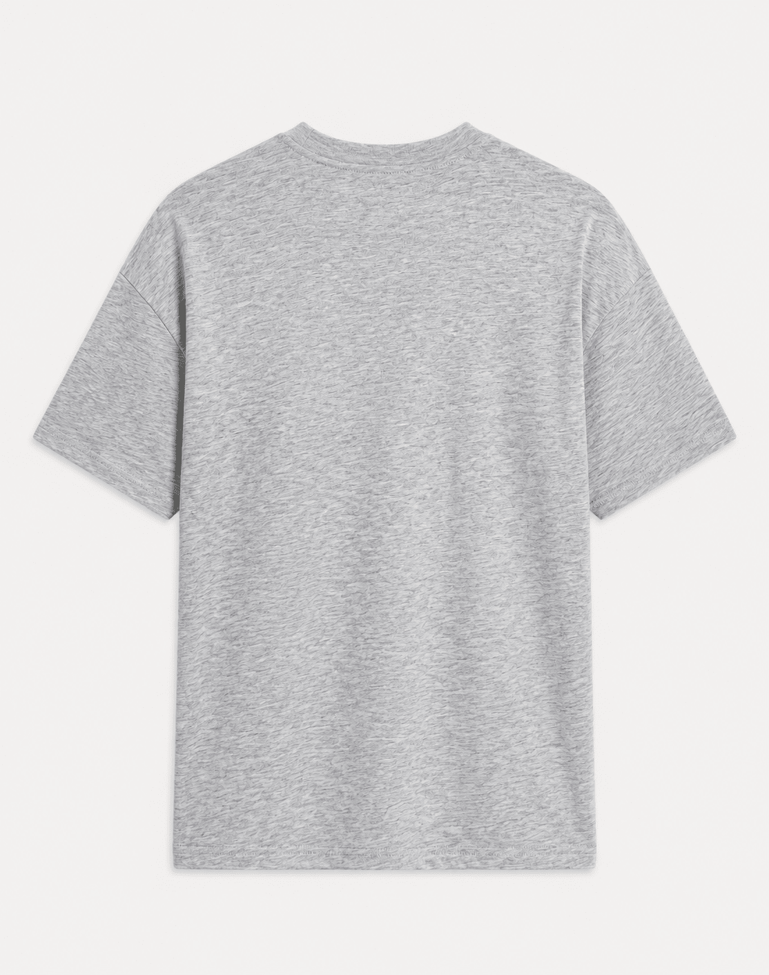 3ER SET REGULAR BASIC TEE (GREY MELANGE) Regular T-Shirt Statement Clo
