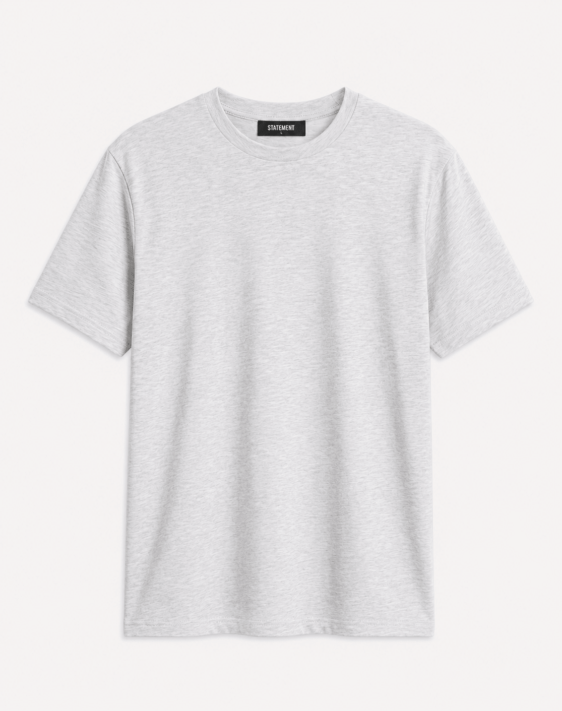 3ER SET REGULAR BASIC TEE (GREY MELANGE) Regular T-Shirt Statement Clo