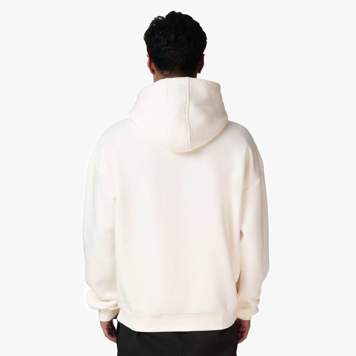ROUTE 66 ZIP-HOODIE CREAM WHITE
