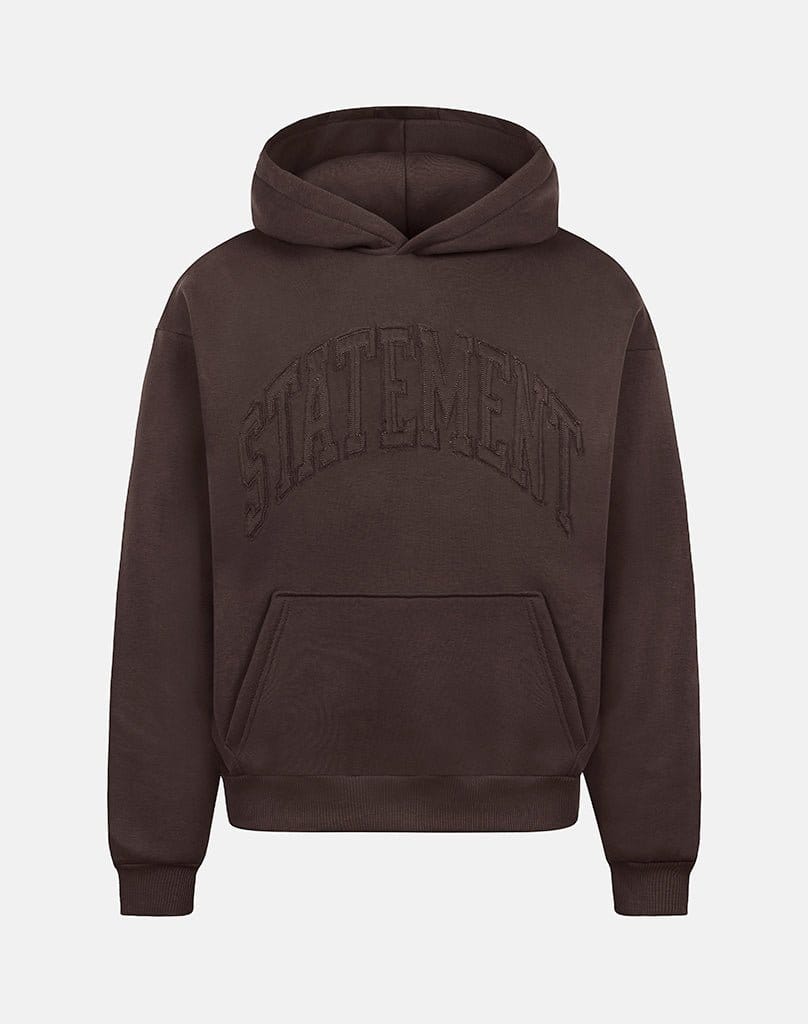 STATEMENT RIFT HOODIE (BROWN) Hoodie STATEMENT