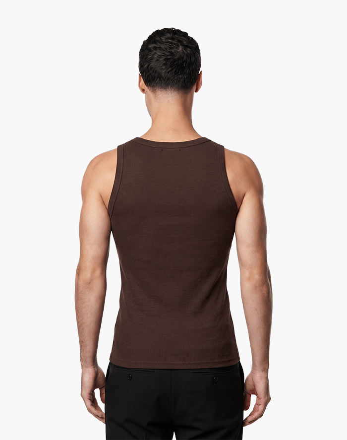 TANKTOP (BROWN) Tanktop T-Shirt STATEMENT