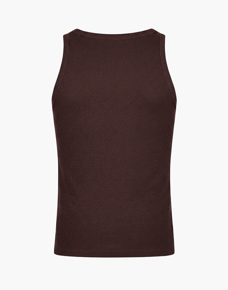 TANKTOP (BROWN) Tanktop T-Shirt STATEMENT