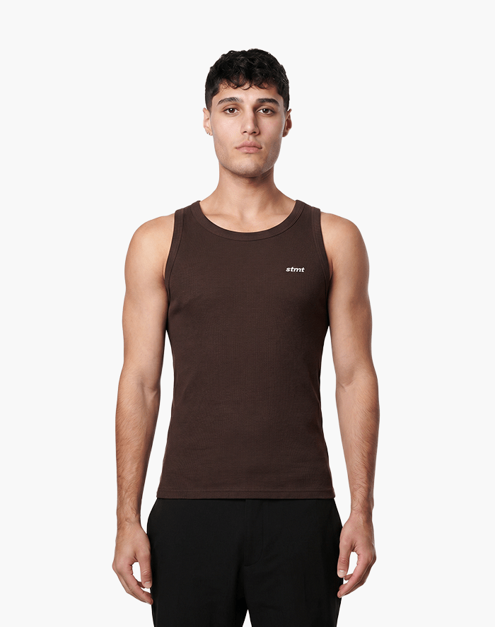 TANKTOP (BROWN) Tanktop T-Shirt STATEMENT