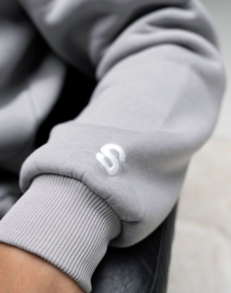BASIC HOODIE (GREY) Hoodie STATEMENT