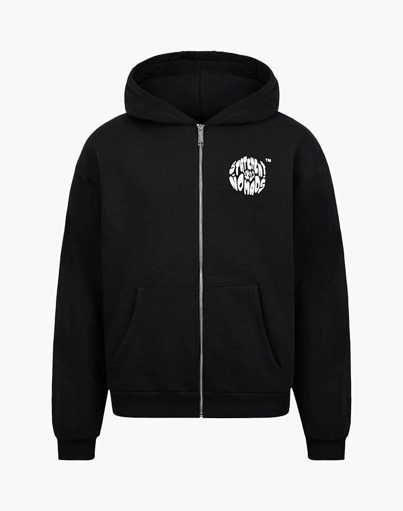 BADAWI ZIP-HOODIE (BLACK) STATEMENT
