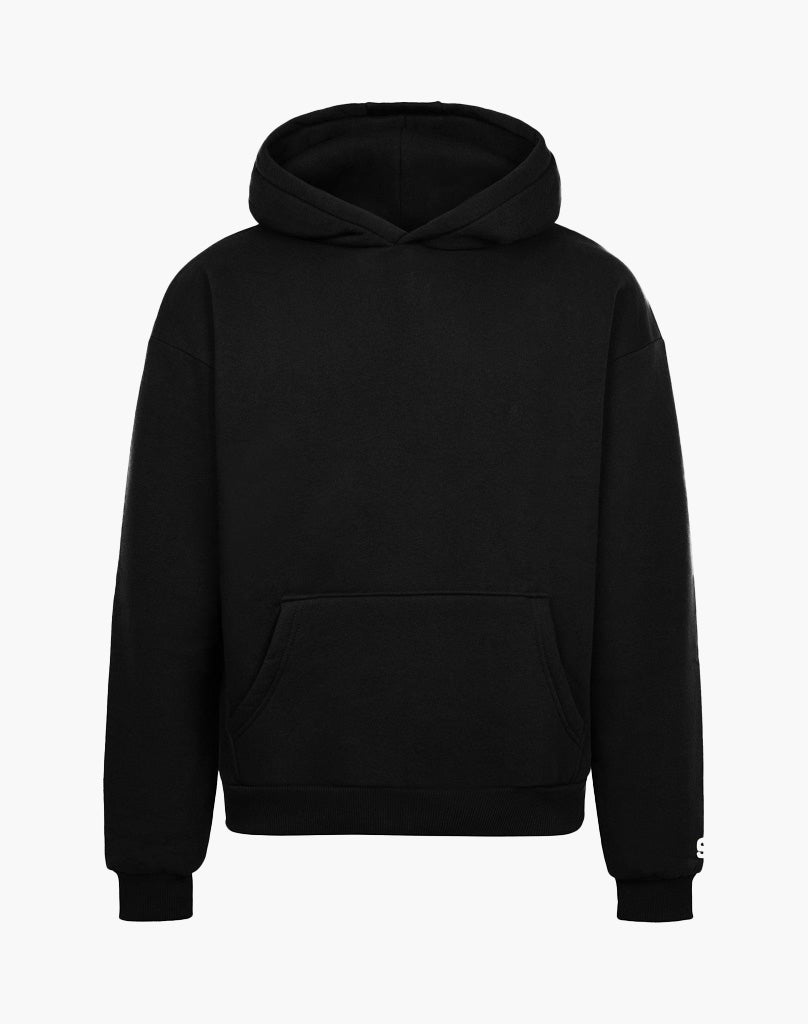 BASIC HOODIE (BLACK) STATEMENT