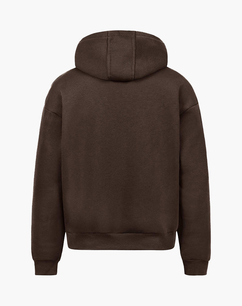 BASIC HOODIE (BROWN) STATEMENT