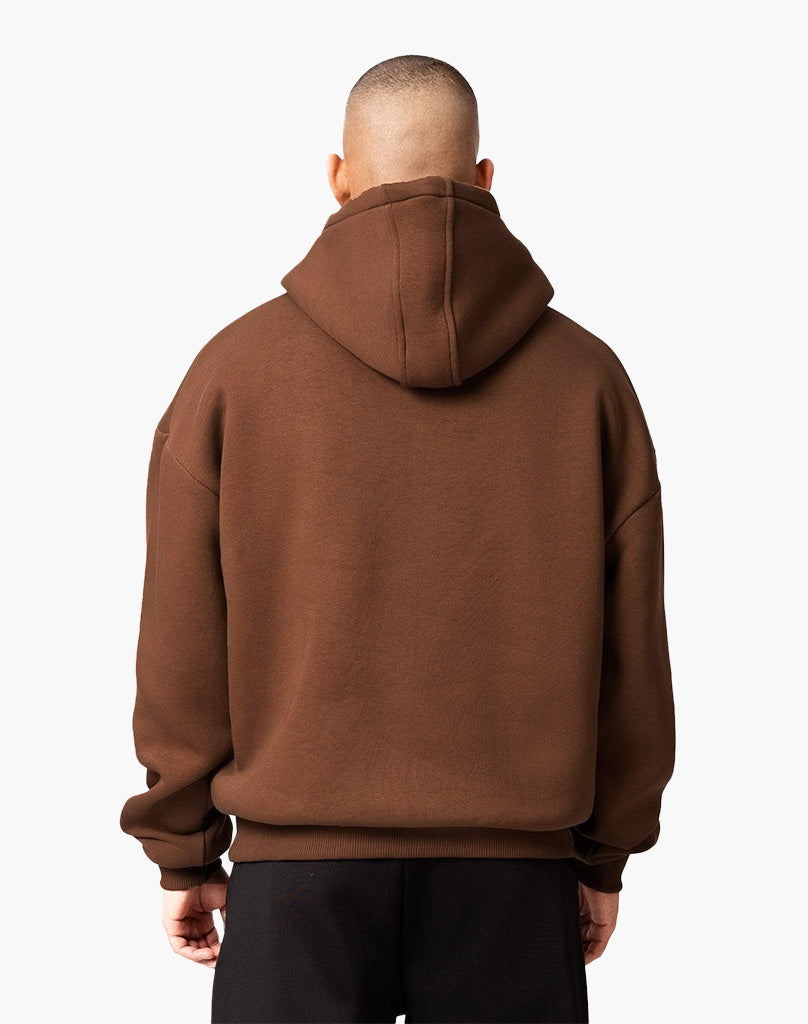 BASIC HOODIE (COFFEE BROWN) STATEMENT