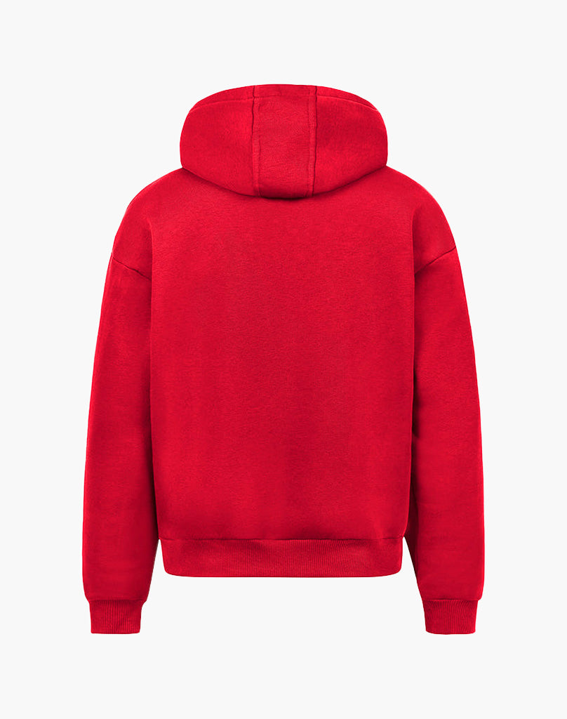 BASIC HOODIE (RED) Hoodie STATEMENT