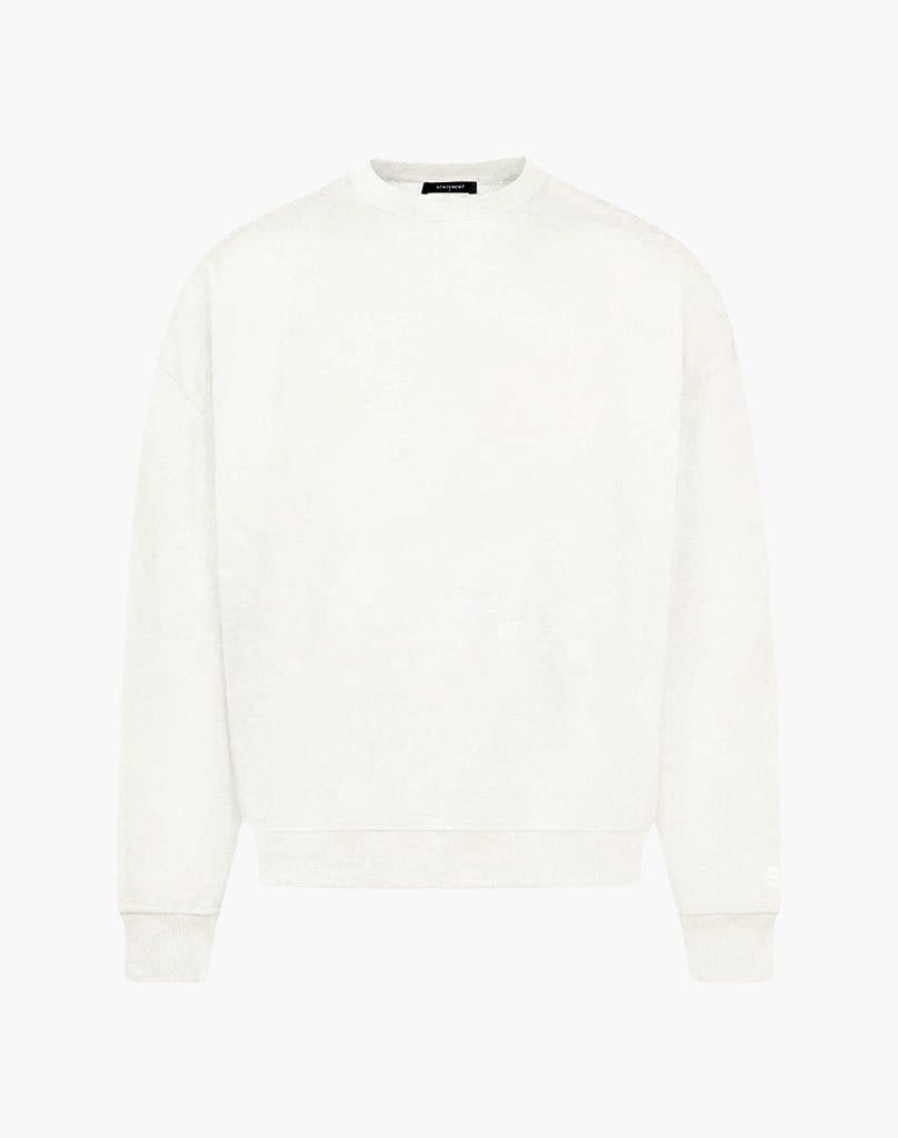 BASIC SWEATER (CREAM WHITE) Sweater STATEMENT